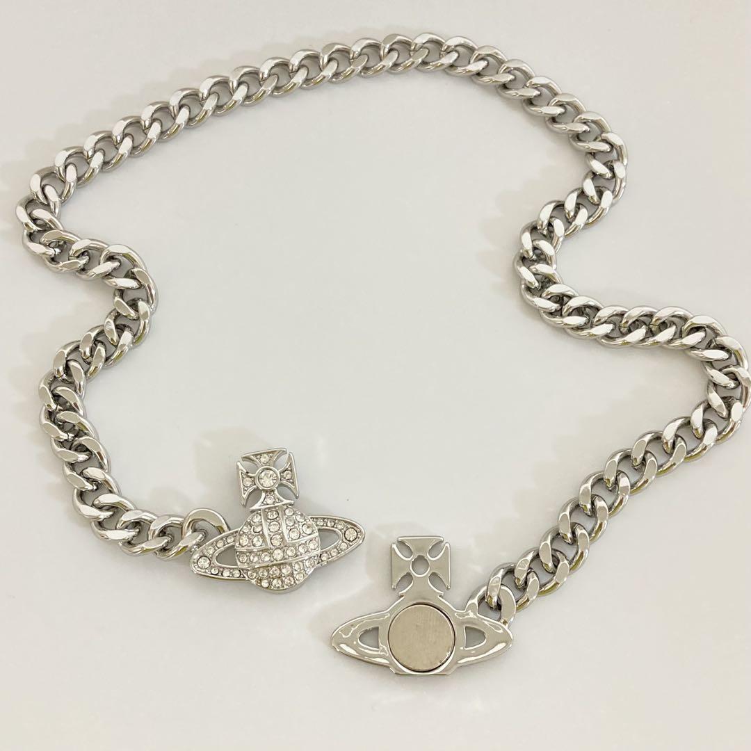 ヴィヴィアン GraziellaSmallChainチョーカー　シルバー ヴィヴィアン GraziellaSmallChainチョーカー シルバー