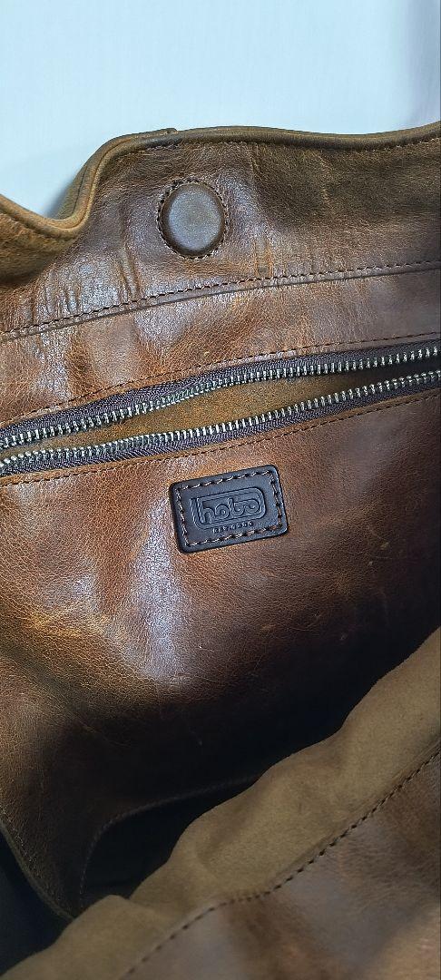 hobo ブラウンレザートートバッグ