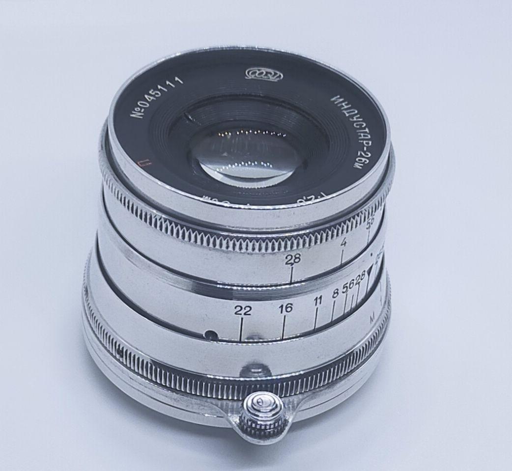 Industar-26M 50mm F2.8 L39マウントレンズ