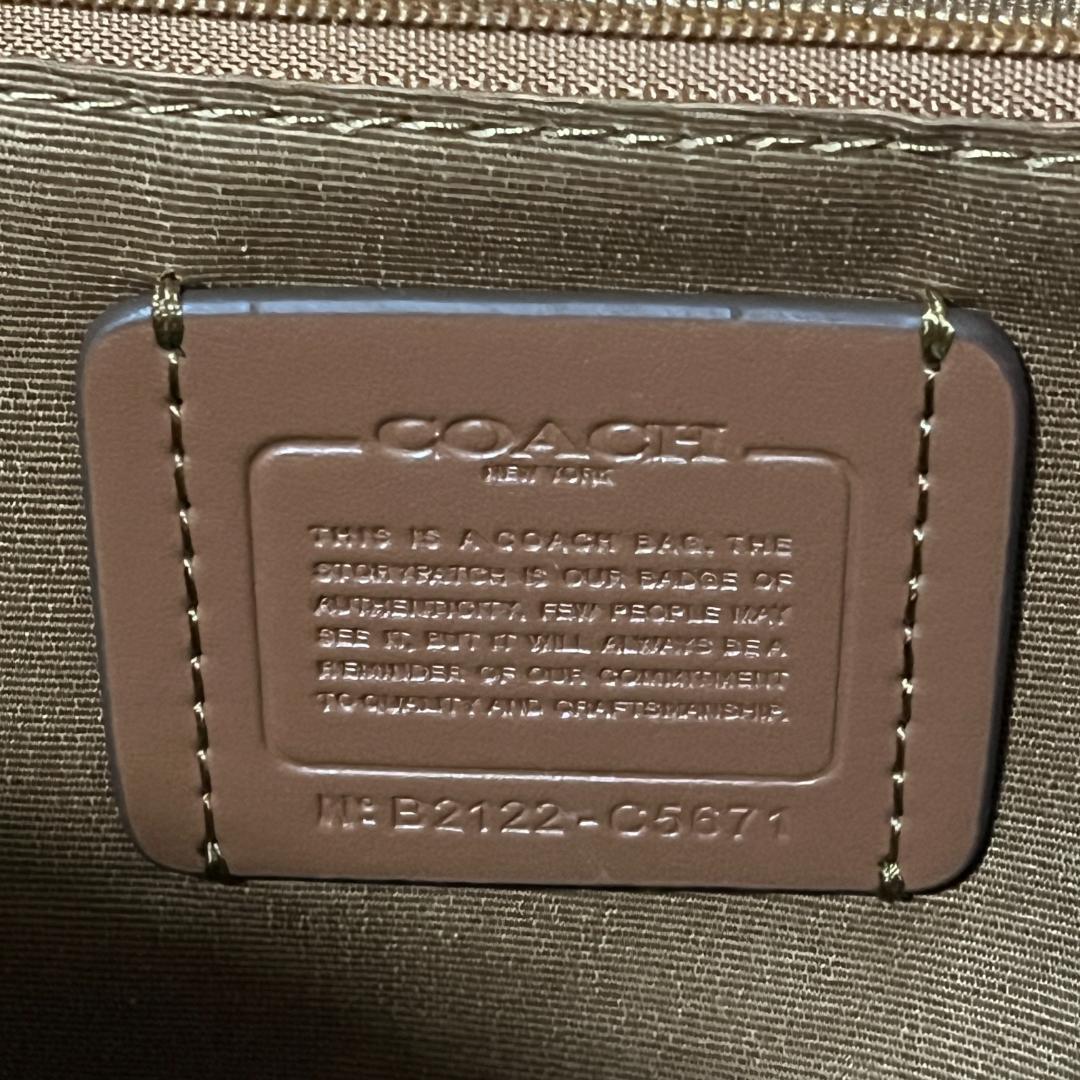 新品未使用 COACH シグネチャー C5671 ブルー バックパック リュック
