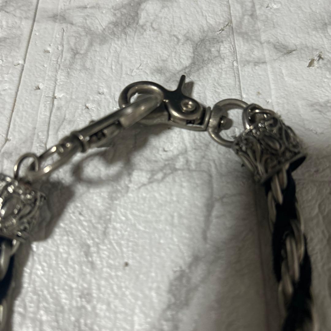 ブラスウォレットチェーン 真鍮製 経年変化 オールド ヴィンテージ