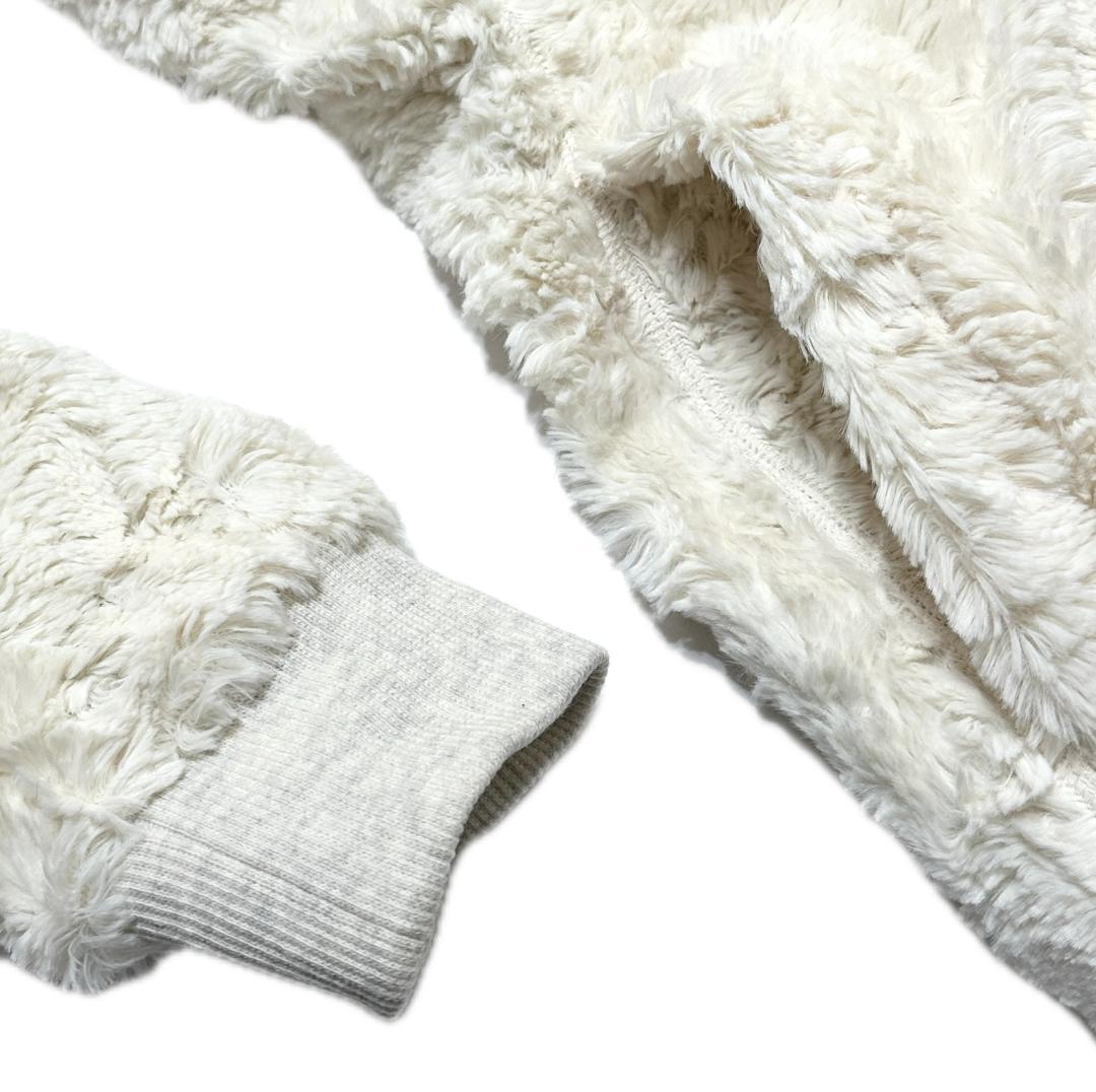 定価6.4万 AKM CREAMY ECO FUR SHAWL カーディガン L