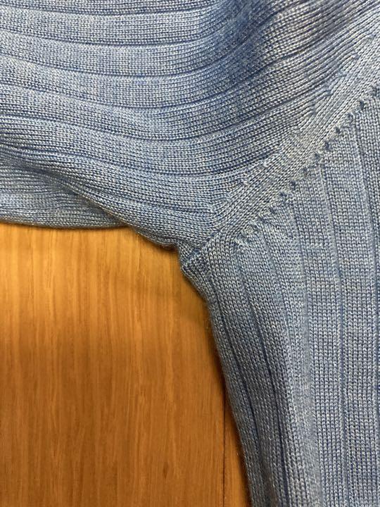 極美品 ドゥロワー drawer カシミヤシルクリブクルーネックニット 人気買付 ドゥロワー 定番18Gカシミヤシルクリブクルーネックニット ニット/セーター