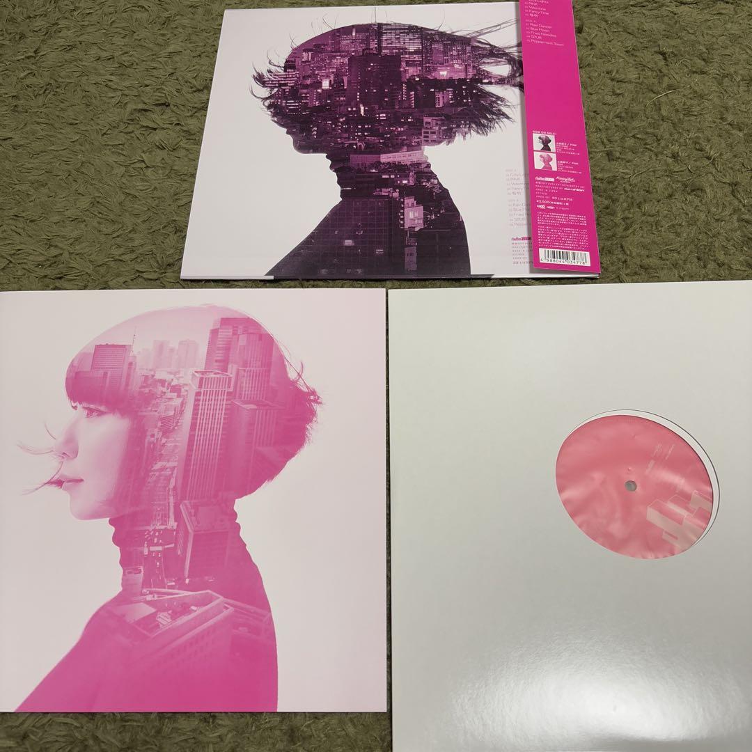 送料込み【帯つきカラー盤】LP 土岐麻子 PINK toki asako