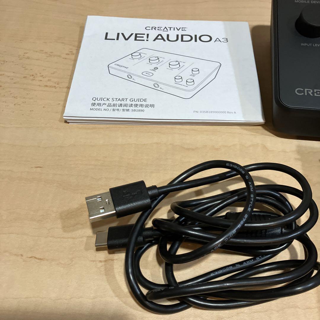 アンプ I185 LIVE!AUDIO A3 CREATIVE SB1890