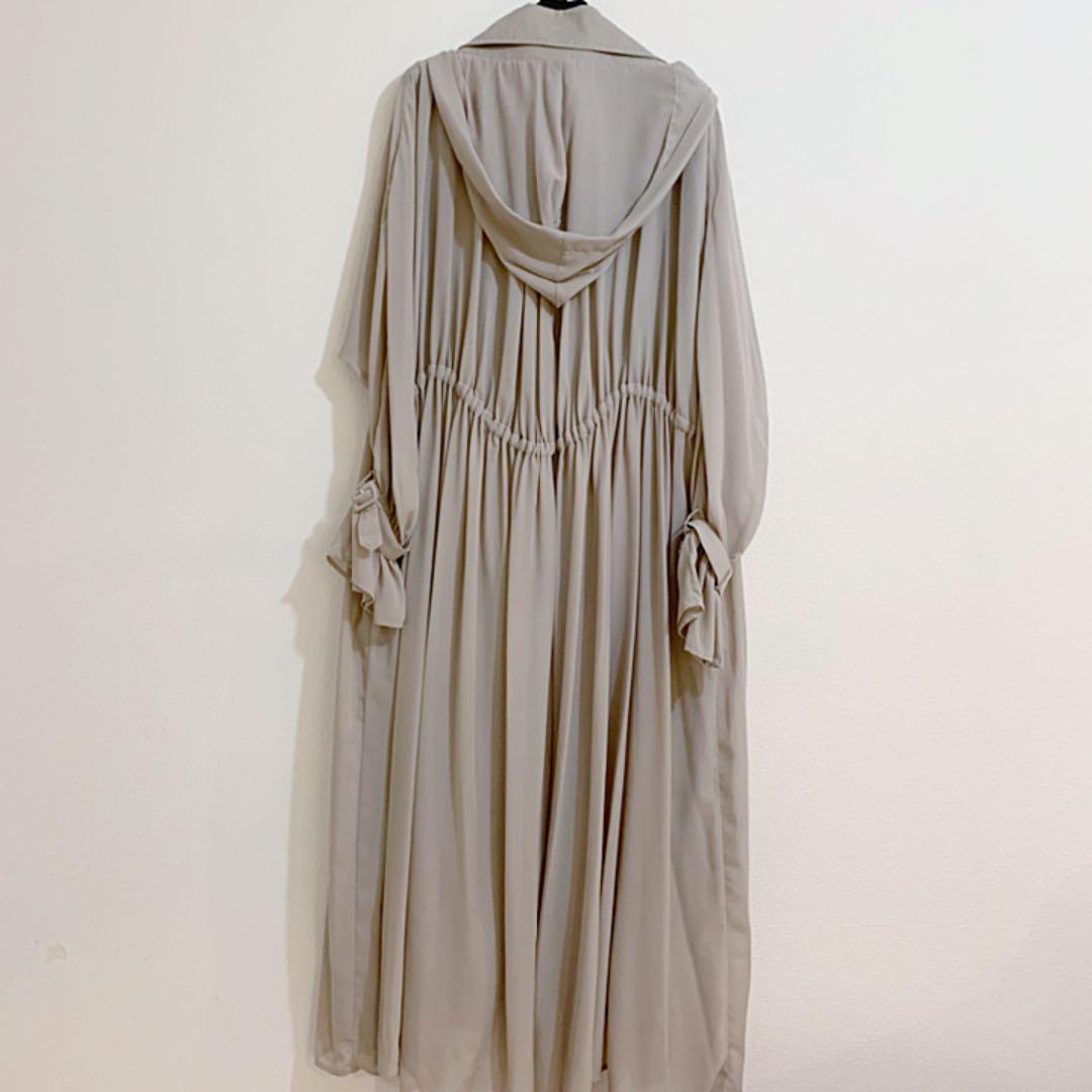 【美品】Ameri VINTAGE SHEER LAYERED COAT