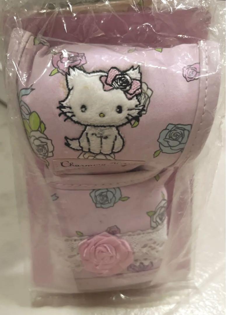 未開封 2007 チャーミーキティ シフトノブカバー ピンク薔薇