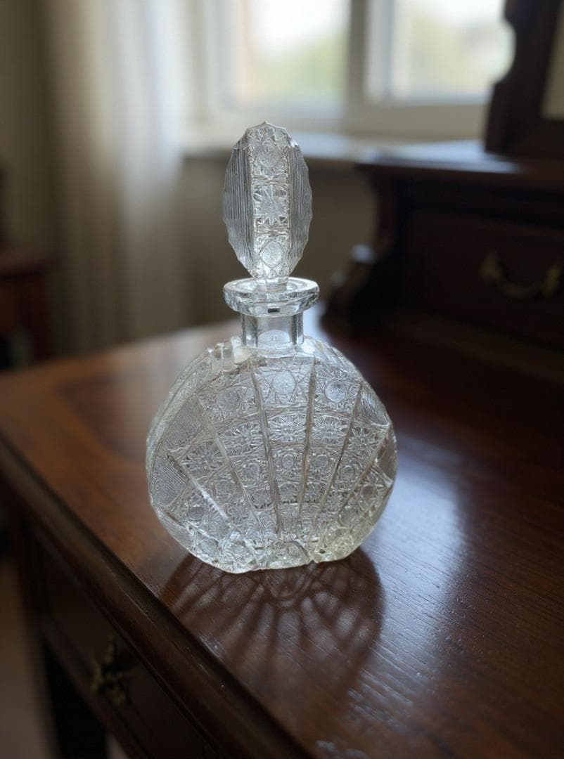 ボヘミアンガラス デキャンタ