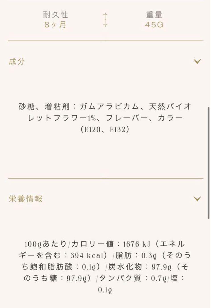【日本未発売・新品】 デメル　本店　スミレの砂糖漬け　DEMEL オーストリア