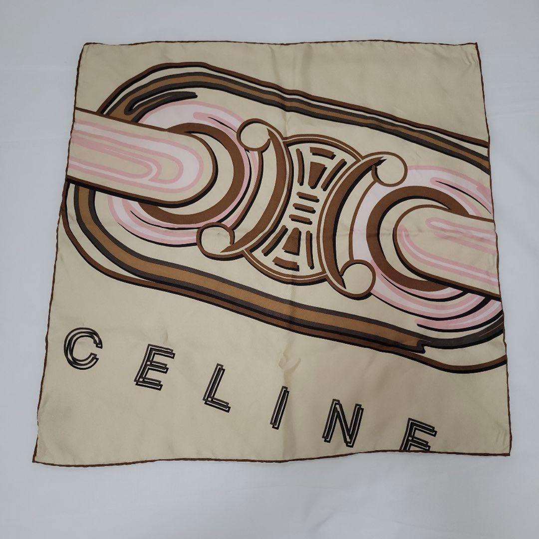 CELINE セリーヌ スカーフ ベージュ