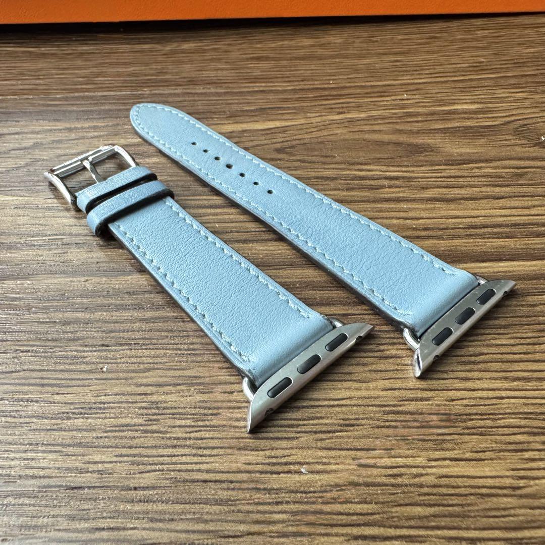 2237 Apple Watch エルメス ブルーラン HERMES レザー 2237 Apple Watch エルメス ブルーラン HERMES レザー