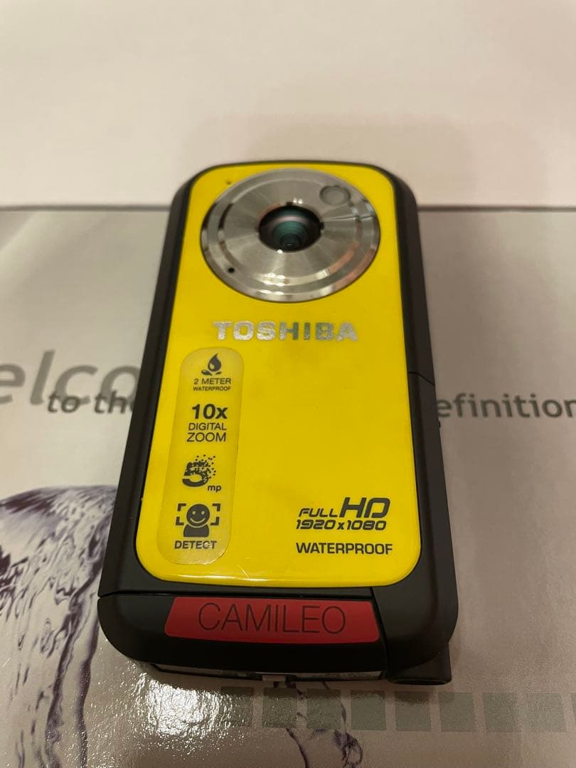 コンパクトビデオカメラ　TOSHIBA CAMILEO BW10 防水