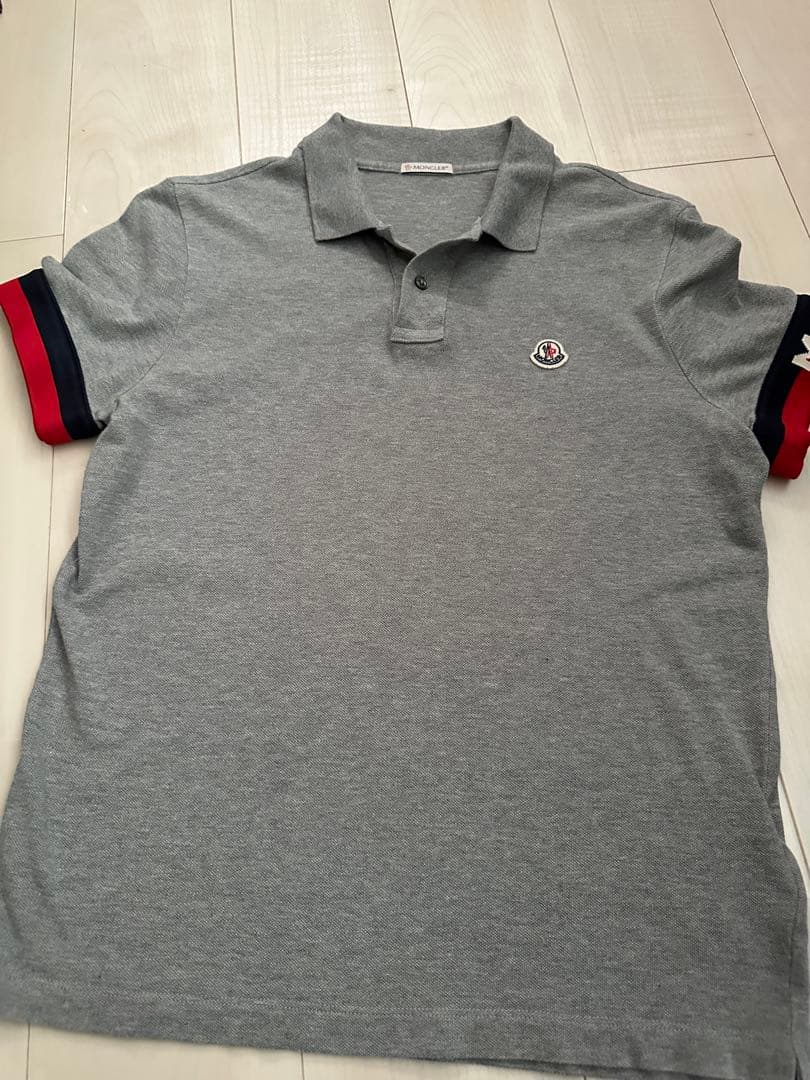 MONCLER グレー ポロシャツ XS レディース MONCLER グレー ポロシャツ XS レディース MONCLER モンクレール