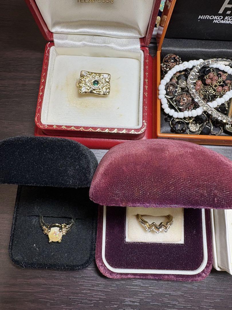 A2 遺品整理　断捨離　金　アクセサリー　指輪　ネックレス　生前整理　まとめ　銀