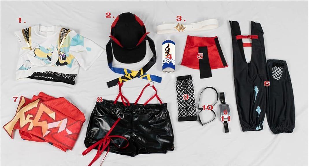 Amazon.co.jp: [TONGSHI] 崩壊：スターレイル乱破 コスプレ衣装