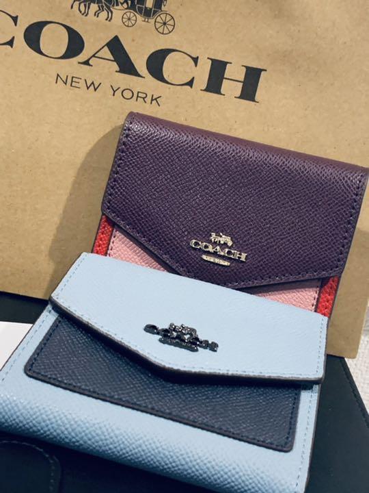 コーチ財布 三折り財布 レディース新商品 (2点)財布 coach