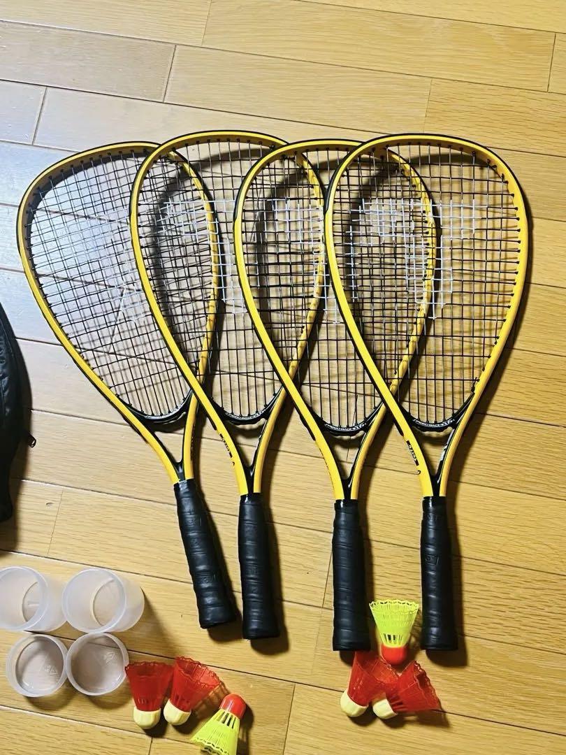 楽天購入！TALBOT スピードバドミントン ラケットセット