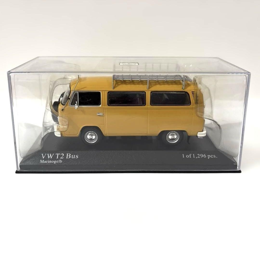 ミニチャンプス フォルクスワーゲンT2 バス イエロー ミニカー