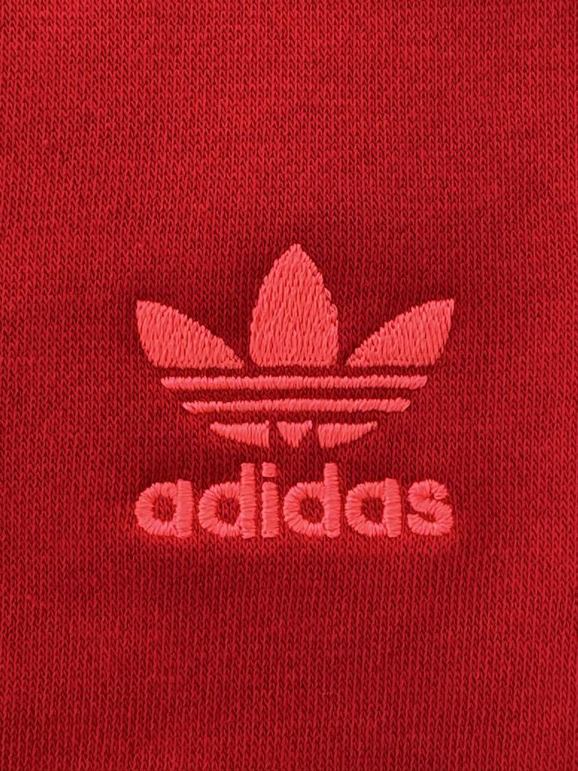 adidas アディダス メンズ トレーナー スウェット レッド 【