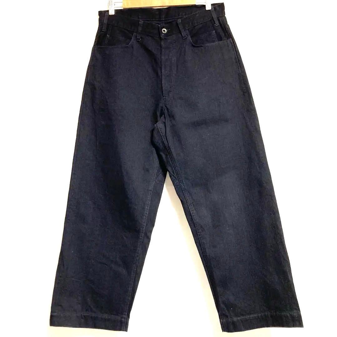 XLサイズ BRU NA BOINNE ワイドブラックデニムパンツXL LL BRUNABOINNE