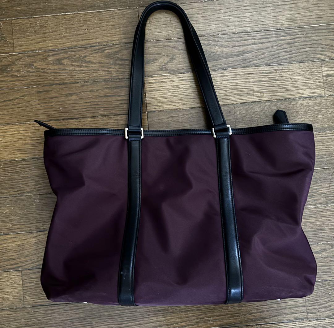 Paul Smith ビジネスバッグ ワインレッド ナイロンとレザー