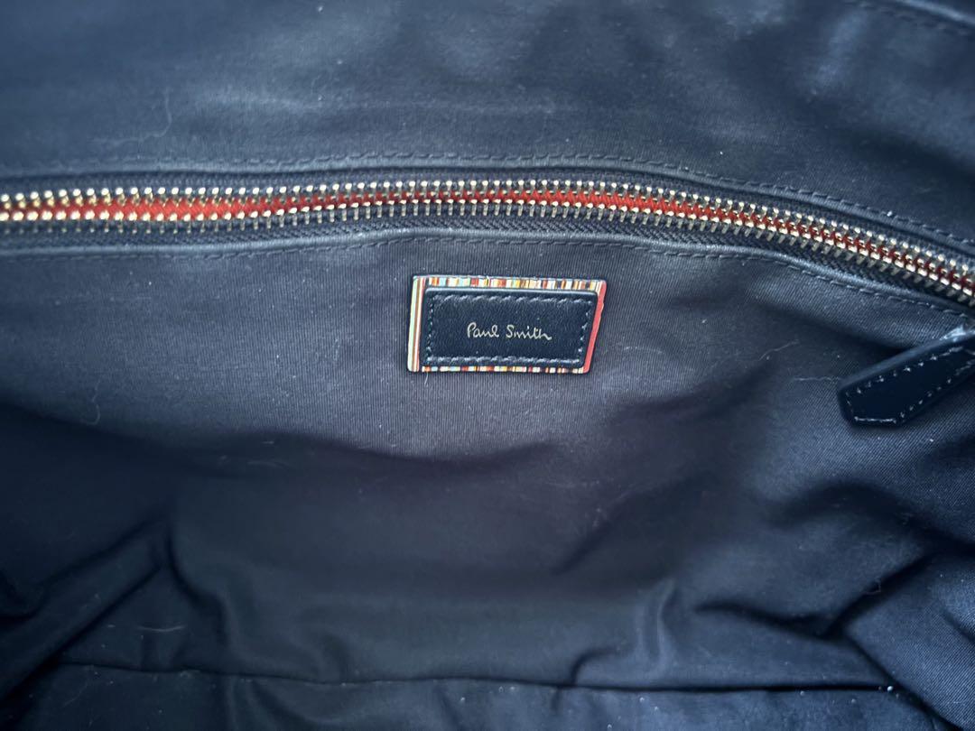 Paul Smith ビジネスバッグ ワインレッド ナイロンとレザー