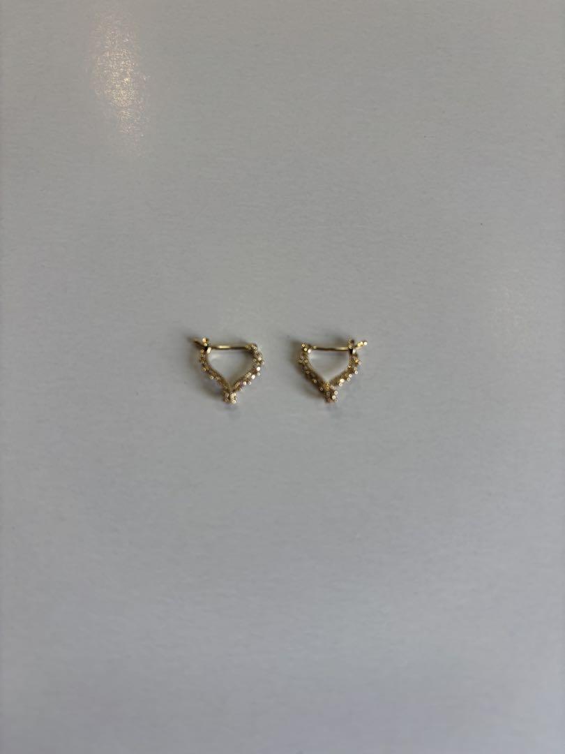 sowi 【K10 】レースフープピアス ツイスト