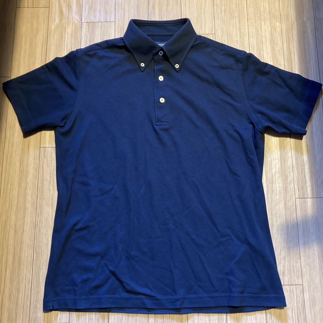 Maker's Shirt Kamakura ネイビー ポロシャツ L