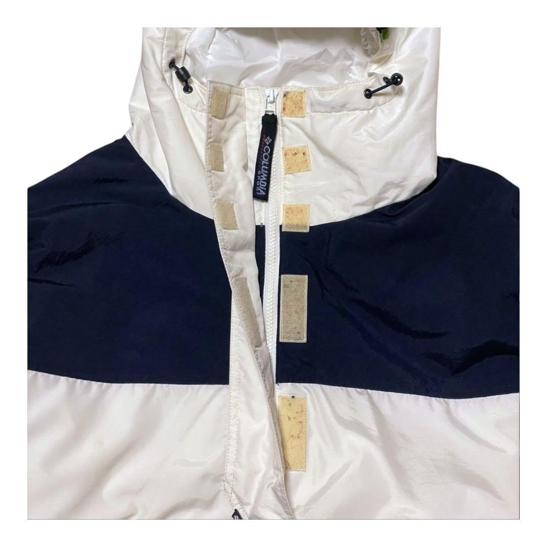 90s Columbia 中綿 ナイロン アノラック パーカー 古着 ビンテージ
