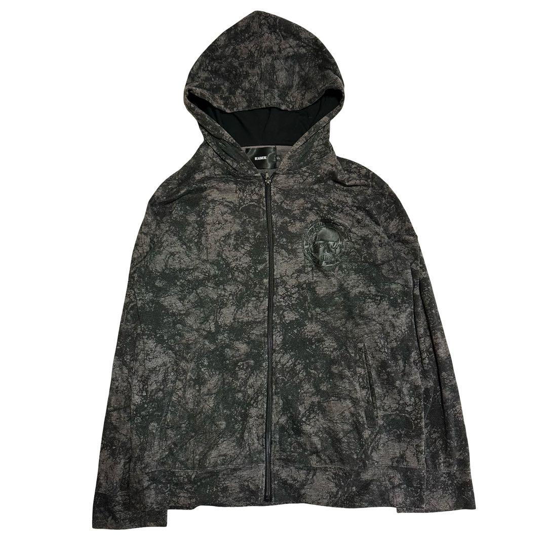 00s skull grunge hoodie Y2K punk お兄系 平成XL(LL)・Archive