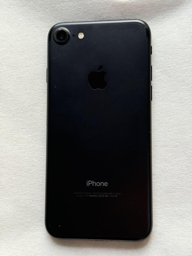 【美品】iPhone 7 ブラック 128GB SIMフリー　バッテリー91% 美品】iPhone 7 ブラック 128GB SIMフリー バッテリー91%