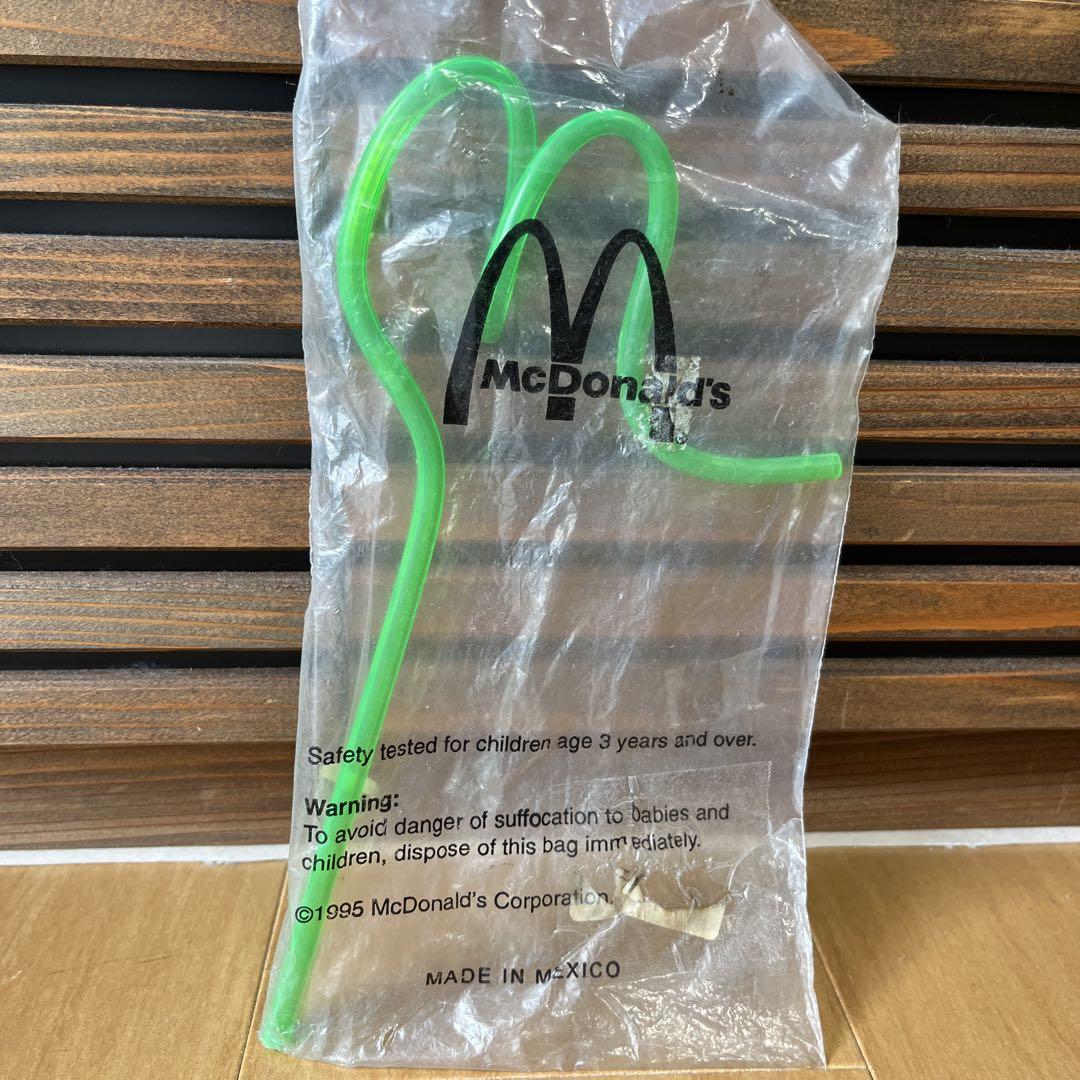 95年McDonald ストローマクドナルドメキシコ製レア！おもちゃトイ