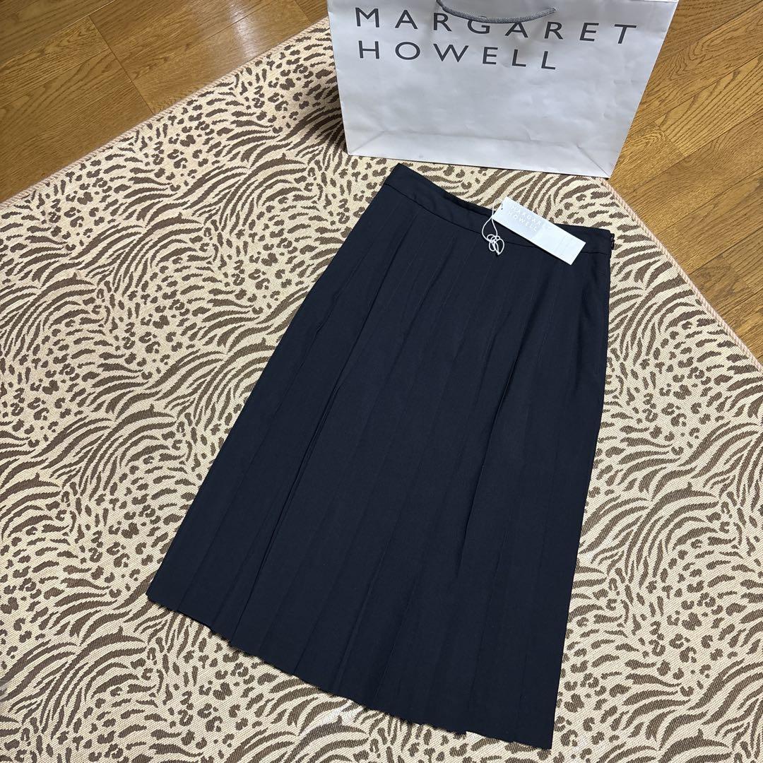 MARGARET HOWELL マーガレットハウエル　プリーツスカート