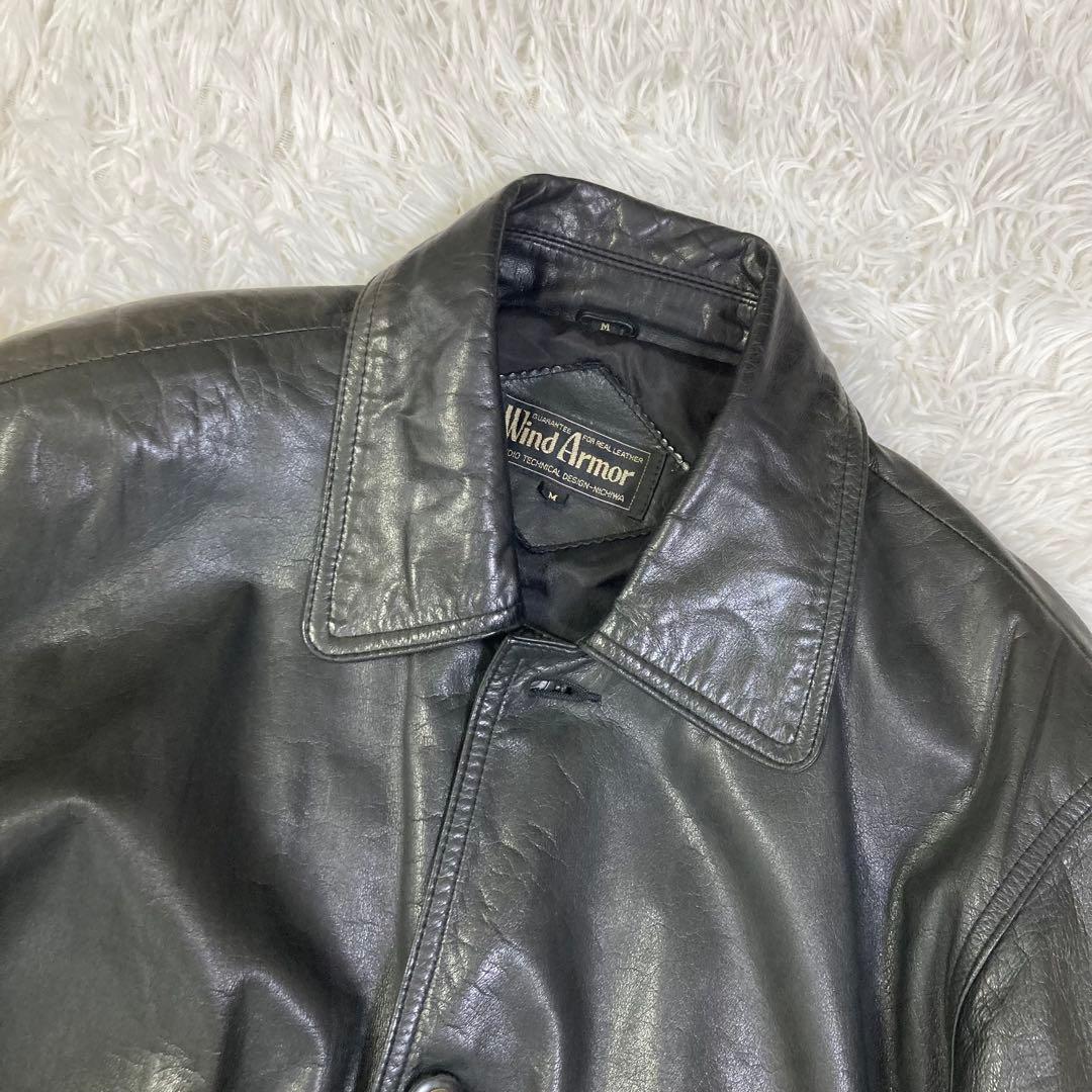 ウインドアーマー ロングコート 黒 M