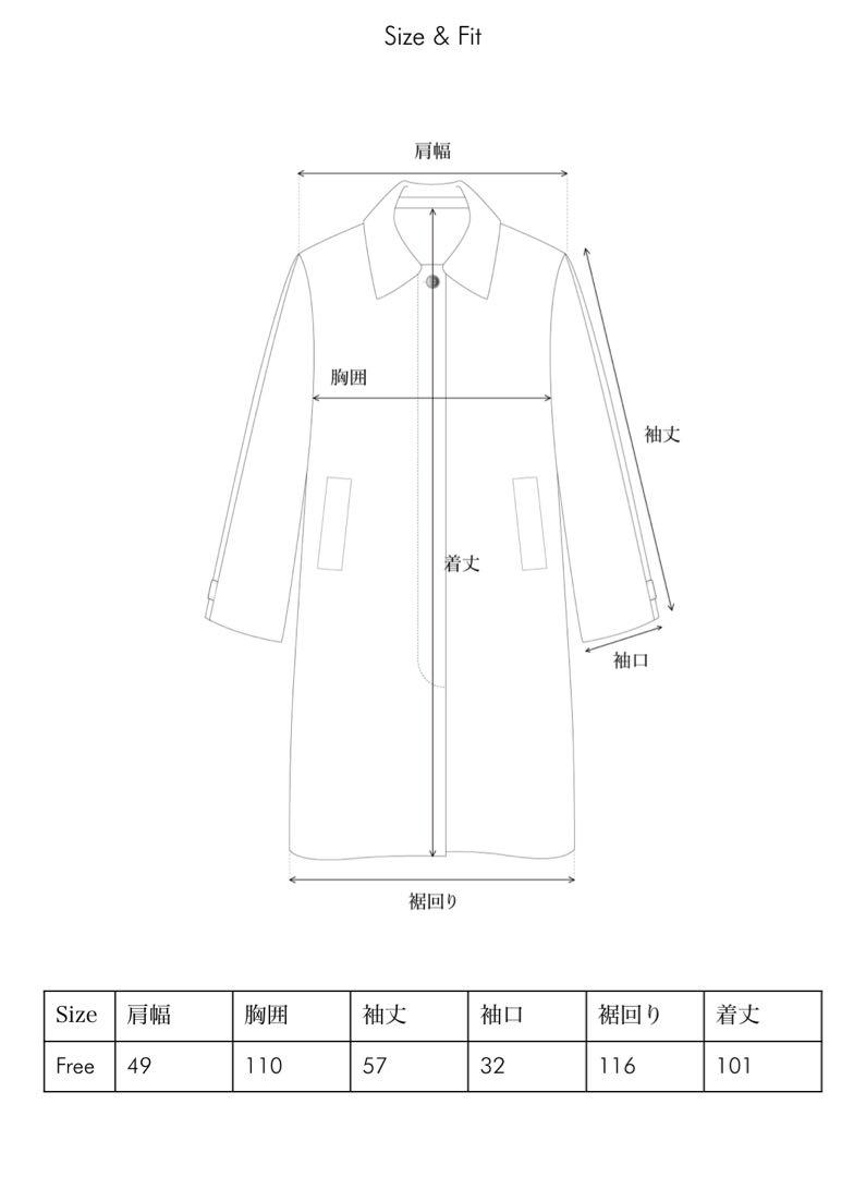 OHTORO Boucle Duffle Coat ブラック