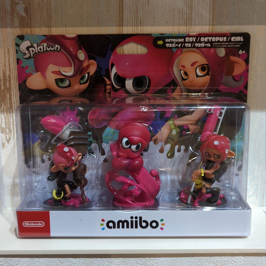 amiibo トリプルセット タコガール タコ タコボーイ スプラトゥーン 直営限定アウトレット amiibo トリプルセット タコガール タコ タコボーイ スプラトゥーン 直営限定アウトレット