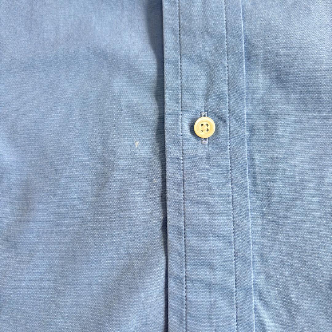 ザシンゾーン Regular Collar Shirt 長袖シャツ ブルーqx3