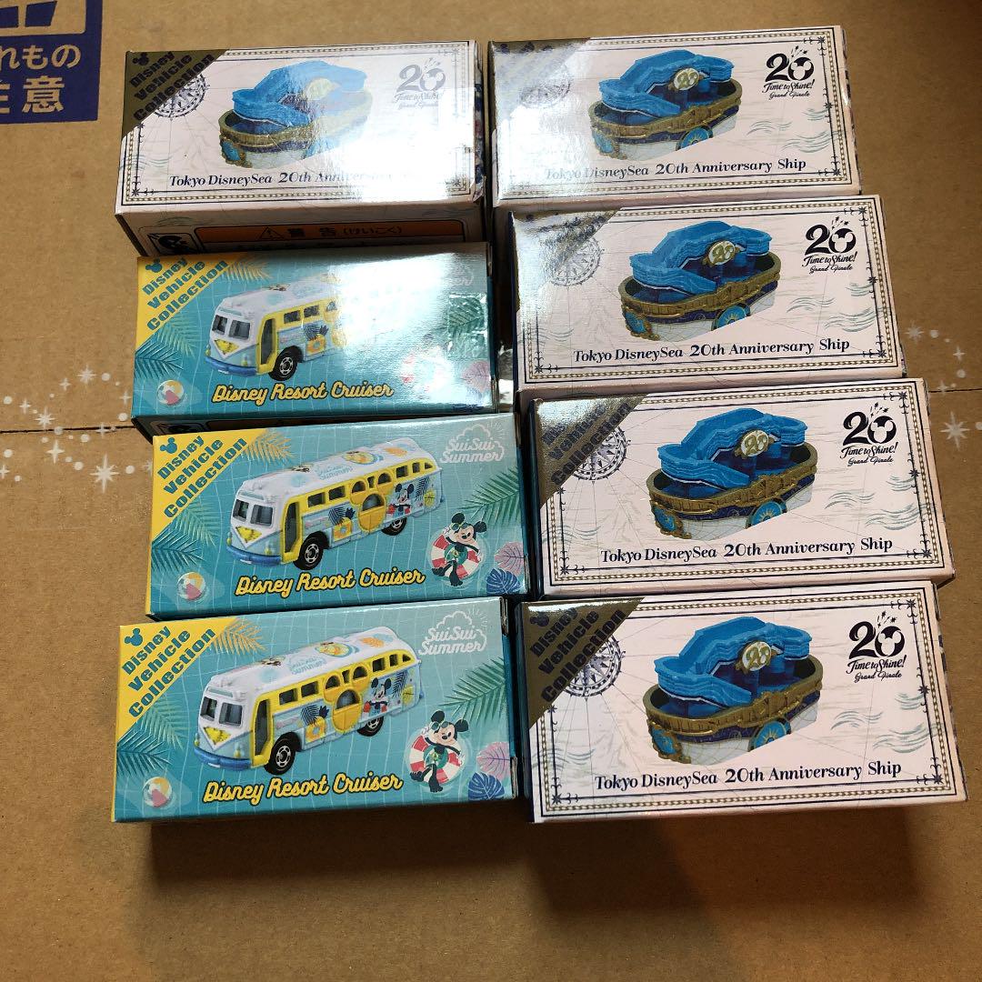 ☆w  ディズニー　スイスイサマー　20周年　トミカ　まとめ売り