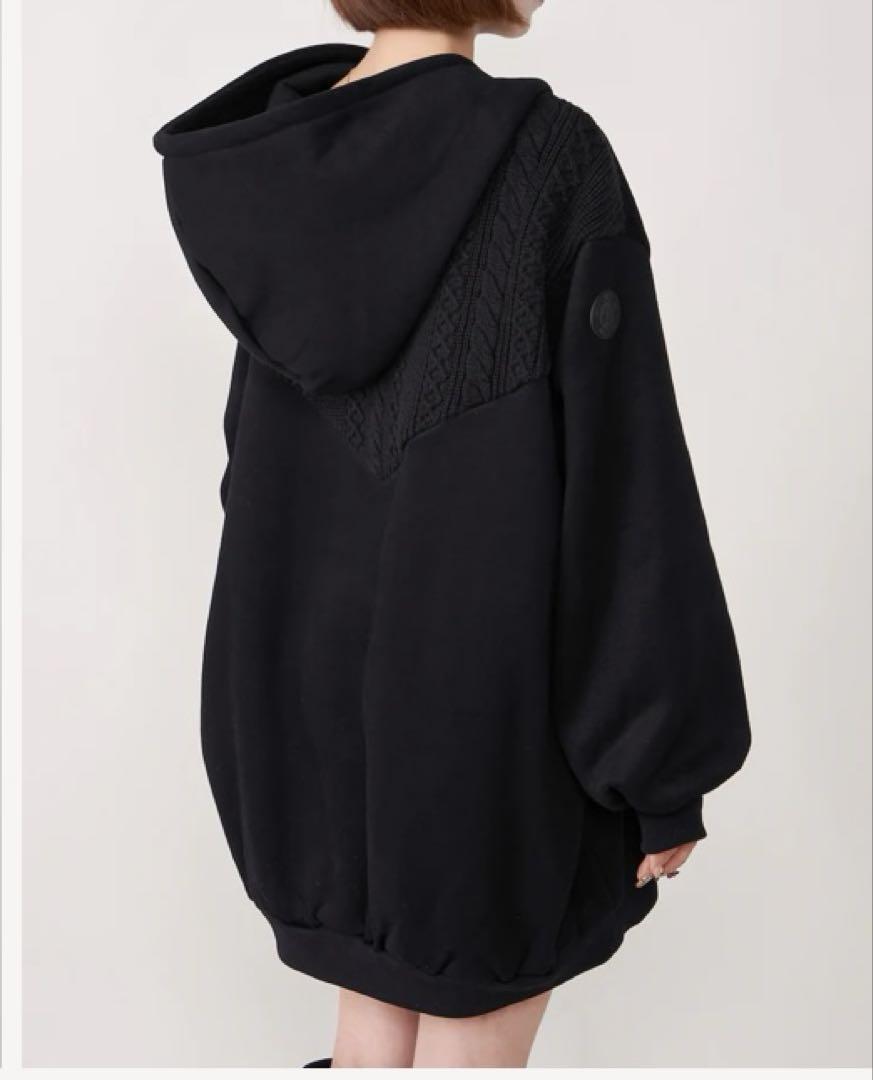 darich ダーリッチ　バックデザインスウェットビッグフーディー