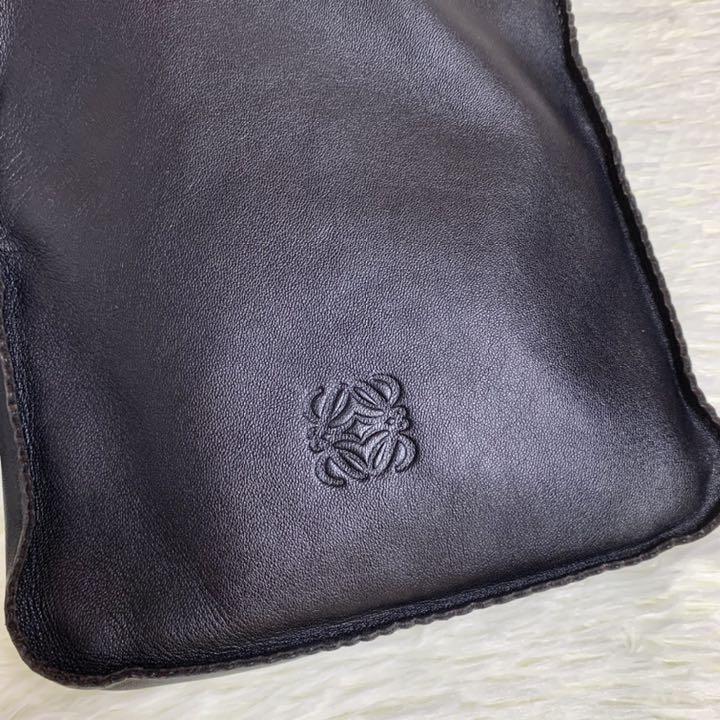美品 アナグラム ポシェット チャーム 黒 Scq8x-m22848956865 ✨ ロエベ ショルダーバッグ お得高品質