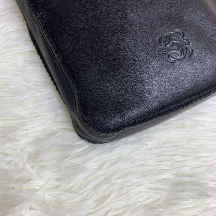 美品 アナグラム ポシェット チャーム 黒 Scq8x-m22848956865 ✨ ロエベ ショルダーバッグ お得高品質