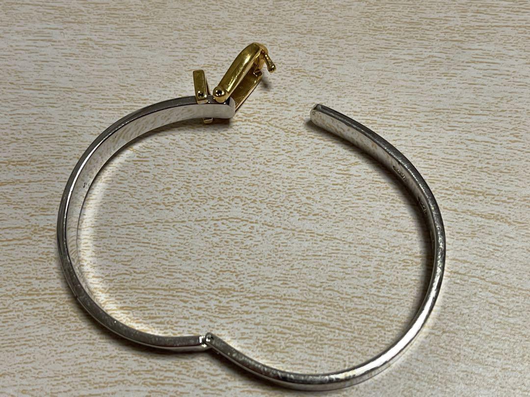 24K gold electroplated bangle バックル バングル 24K gold electroplated bangle バックル バングルセール ア