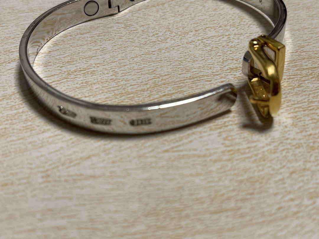 24K gold electroplated bangle バックル バングル 24K gold electroplated bangle バックル バングルセール ア