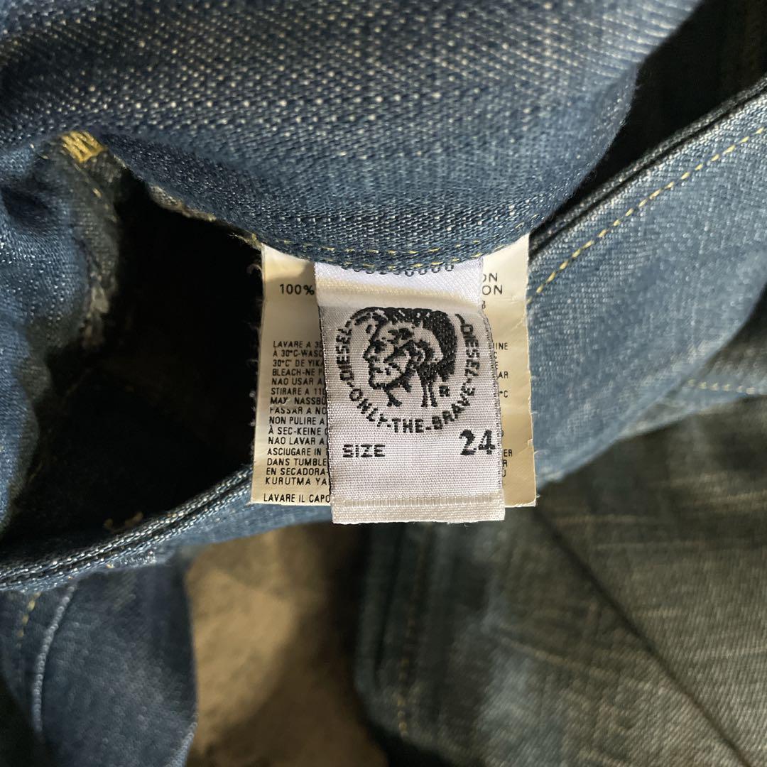 身長165cm以下 小柄な方向け DIESEL ベルボトム フレアパンツ コーデ