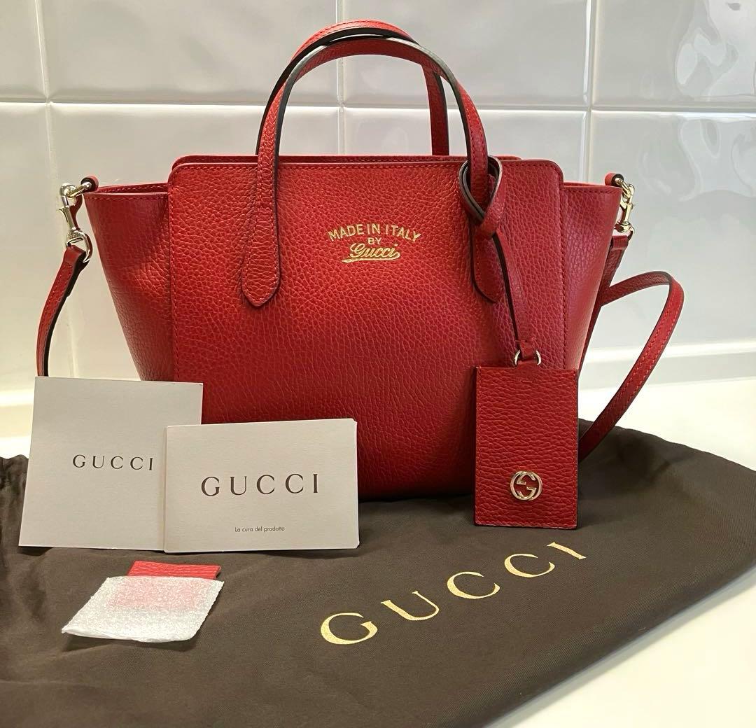 新品 グッチ スウィングミニ 2way ショルダーバッグ 368827