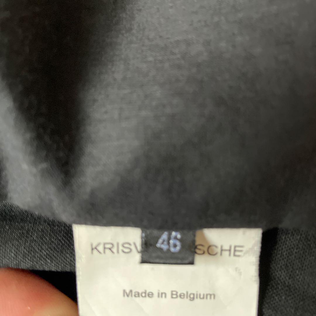 KRIS VAN ASSCHE ブラック テーラードジャケット
