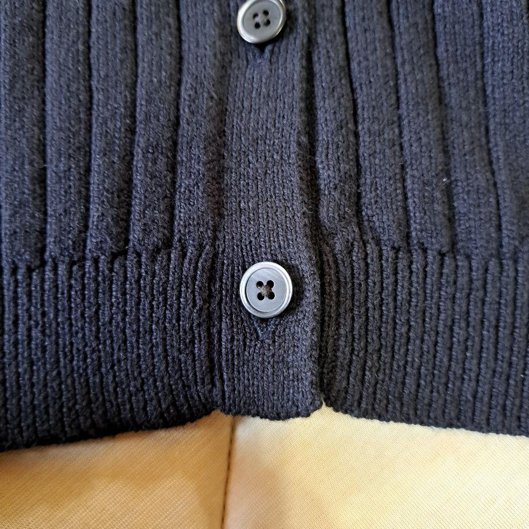 Price Reduced! New UNIQLO Navy Short Sleeve Ribbed Polo Cardigan L