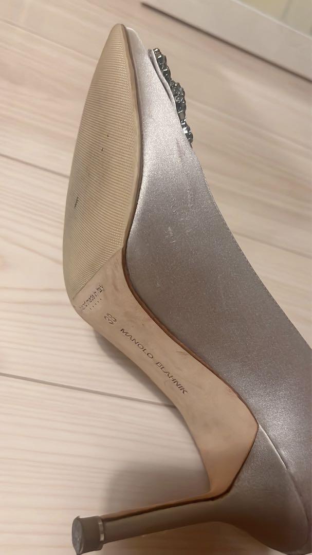 MANOLO BLAHNIK マノロブラニク　ハンギシ　フラット　パンプス