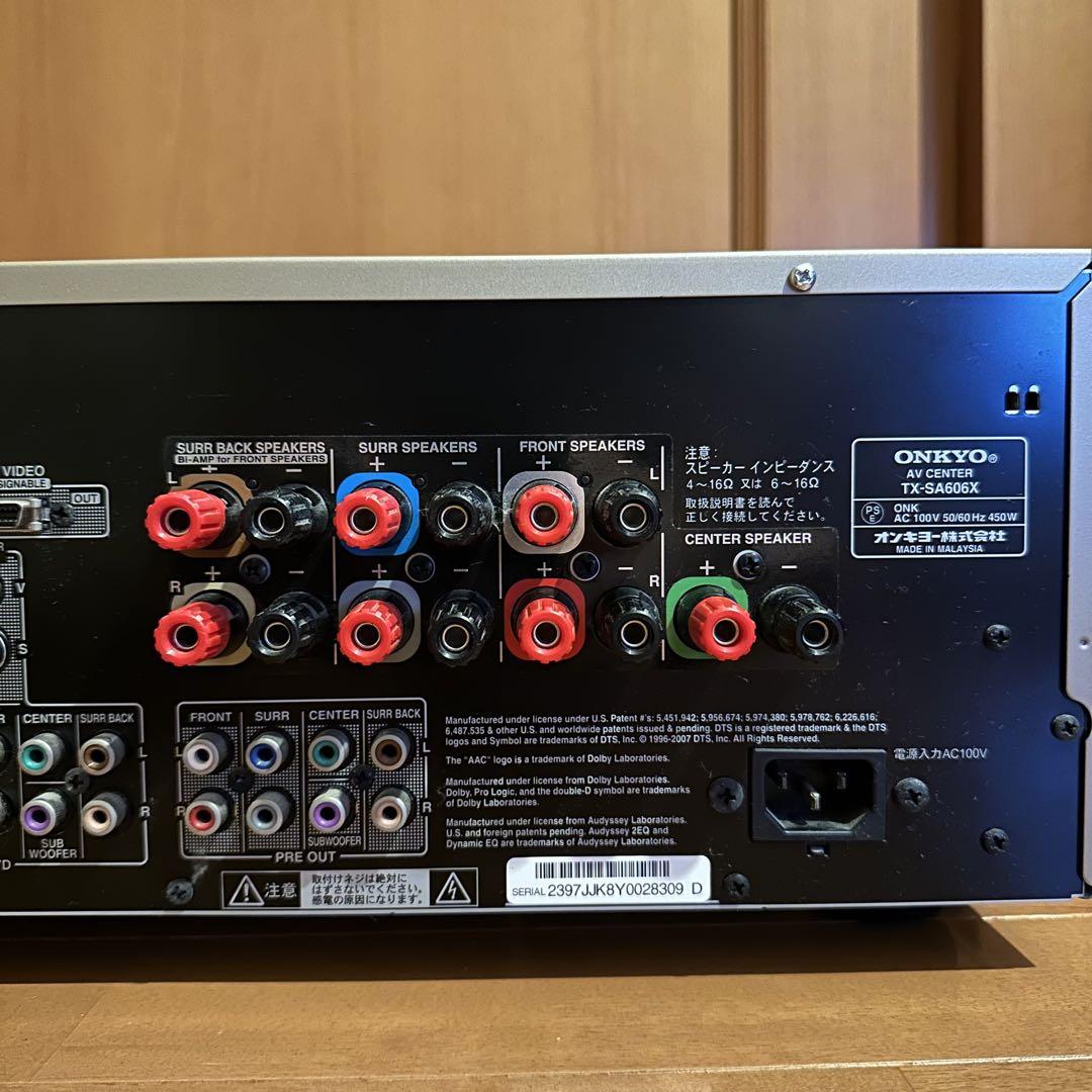 ONKYO TX-SA606X AVアンプ 中古 ジャンク扱い - メルカリ
