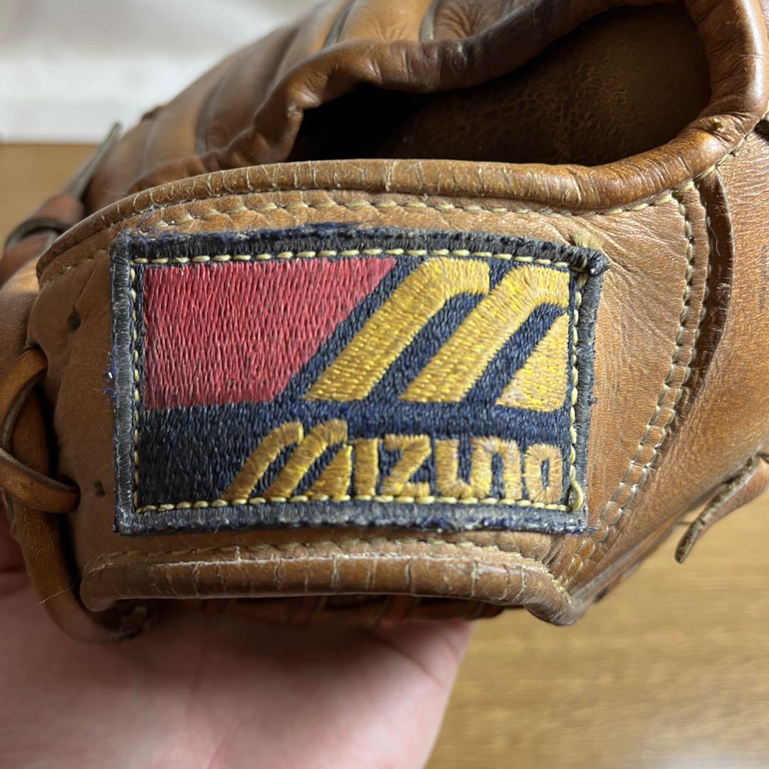 訳あり ミズノ ワールドウィン 一般硬式 グローブ グラブ 内野用 良品 記名跡